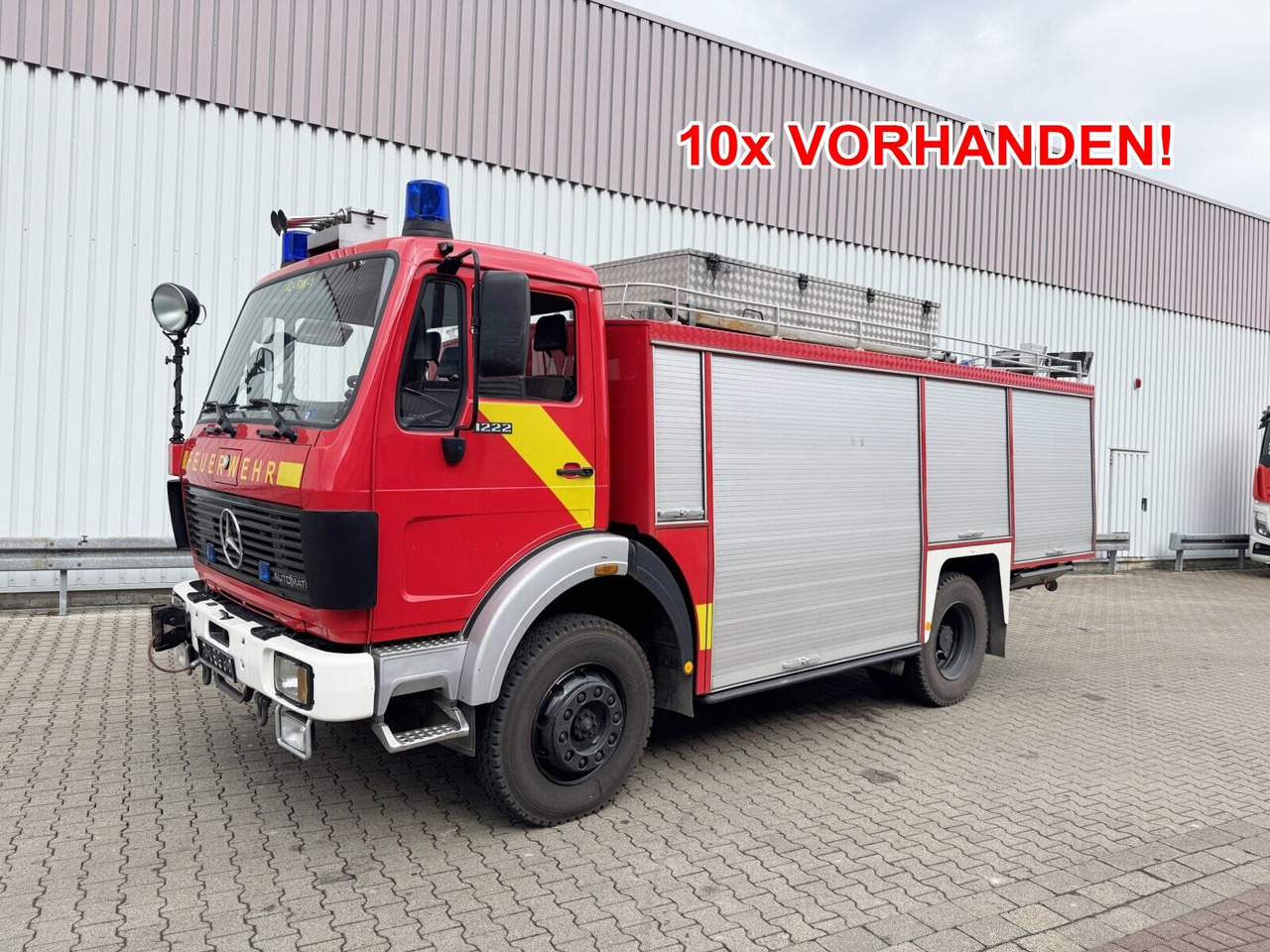 Mercedes-Benz 1222 AF 4x4 Rüstwagen RW 2 1222 AF 4x4, Rüstwagen RW 2, Seilwinde - Fire engine: picture 1 Mercedes-Benz 1222 AF 4x4 Rüstwagen RW 2 1222 AF 4x4, Rüstwagen RW 2, Seilwinde - Fire engine: picture 1