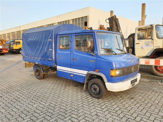 Mercedes-Benz 508 D 4x2 Doka 508 D 4x2 Doka, EX-THW - Curtain side truck: picture 1 Mercedes-Benz 508 D 4x2 Doka 508 D 4x2 Doka, EX-THW - Curtain side truck: picture 1