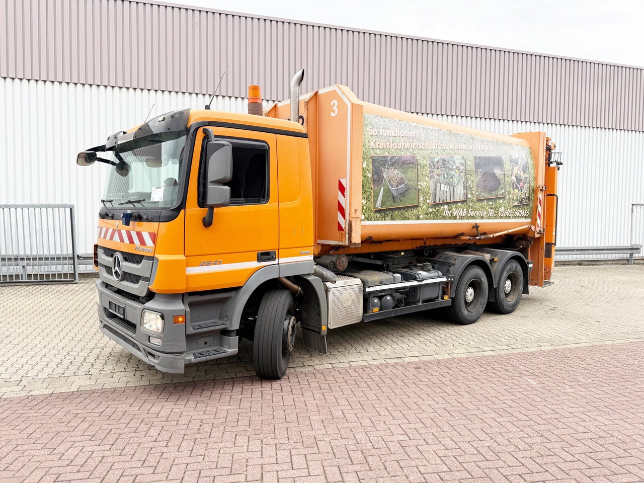 Mercedes-Benz Actros 2641/48 L 6x4 Actros 2641/48 L 6x4, Seilabroller, Haller Lotos, Zöller Schüttung - Refuse truck: picture 1 Mercedes-Benz Actros 2641/48 L 6x4 Actros 2641/48 L 6x4, Seilabroller, Haller Lotos, Zöller Schüttung - Refuse truck: picture 1
