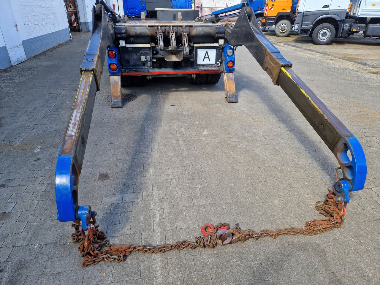 Skip loader truck Mercedes-Benz Antos 1840 L Antos 1840 L, Gergen Teleskopabsetzkipper Adonis TAK 20, Funk: picture 6 Skip loader truck Mercedes-Benz Antos 1840 L Antos 1840 L, Gergen Teleskopabsetzkipper Adonis TAK 20, Funk: picture 6