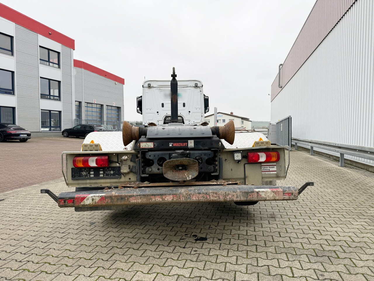Hook lift truck Mercedes-Benz Antos 2536 L 6x2 Antos 2536 L 6x2, Liftachse, Hiab XR 21S61 bis 7 m Container: picture 11