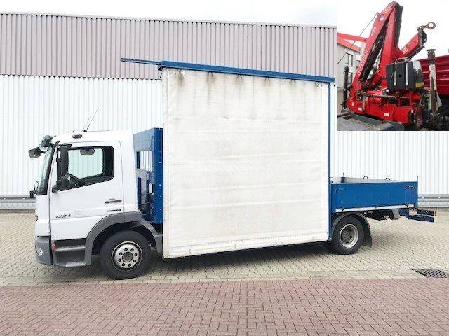 Mercedes-Benz Atego 1224 L 4x2 Atego 1224 L 4x2 Glastransporter, gegen Aufpreis Heckkran Fassi F95A21 - Dropside/ Flatbed truck, Crane truck: picture 1 Mercedes-Benz Atego 1224 L 4x2 Atego 1224 L 4x2 Glastransporter, gegen Aufpreis Heckkran Fassi F95A21 - Dropside/ Flatbed truck, Crane truck: picture 1