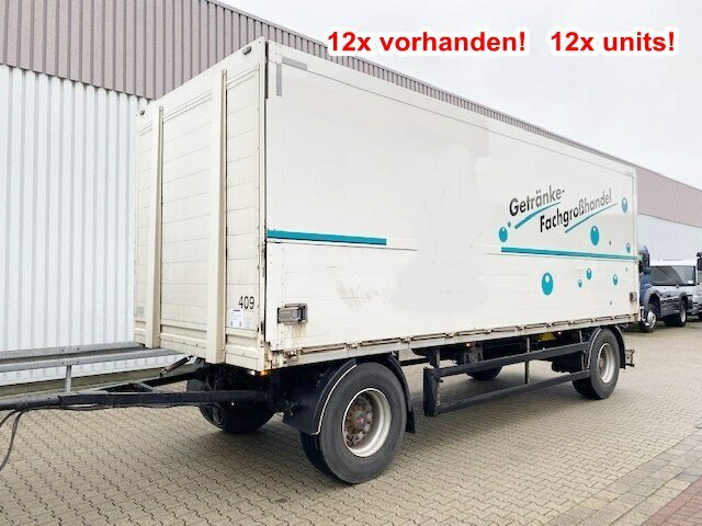 Orten PRASQ 18 Getränkeanhänger Orten, PRASQ 18 Getränkeanhänger, Stapleraufnahme, 12x VORHANDEN! - Closed box trailer: picture 1 Orten PRASQ 18 Getränkeanhänger Orten, PRASQ 18 Getränkeanhänger, Stapleraufnahme, 12x VORHANDEN! - Closed box trailer: picture 1