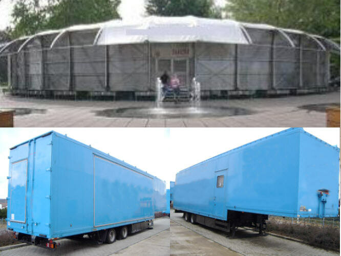 SAnh SAK17 WILLE SAK17 mobile Ausstellungshalle Mega Jumbo - Closed box semi-trailer: picture 1 SAnh SAK17 WILLE SAK17 mobile Ausstellungshalle Mega Jumbo - Closed box semi-trailer: picture 1