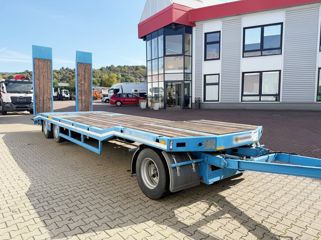 New Low loader trailer for transportation of heavy machinery Scorpion 3-Achs Tiefladeanhänger Scorpion 3-Achs Tiefladeanhänger, Liftachse, pneumatische Auffahrrampen: picture 11