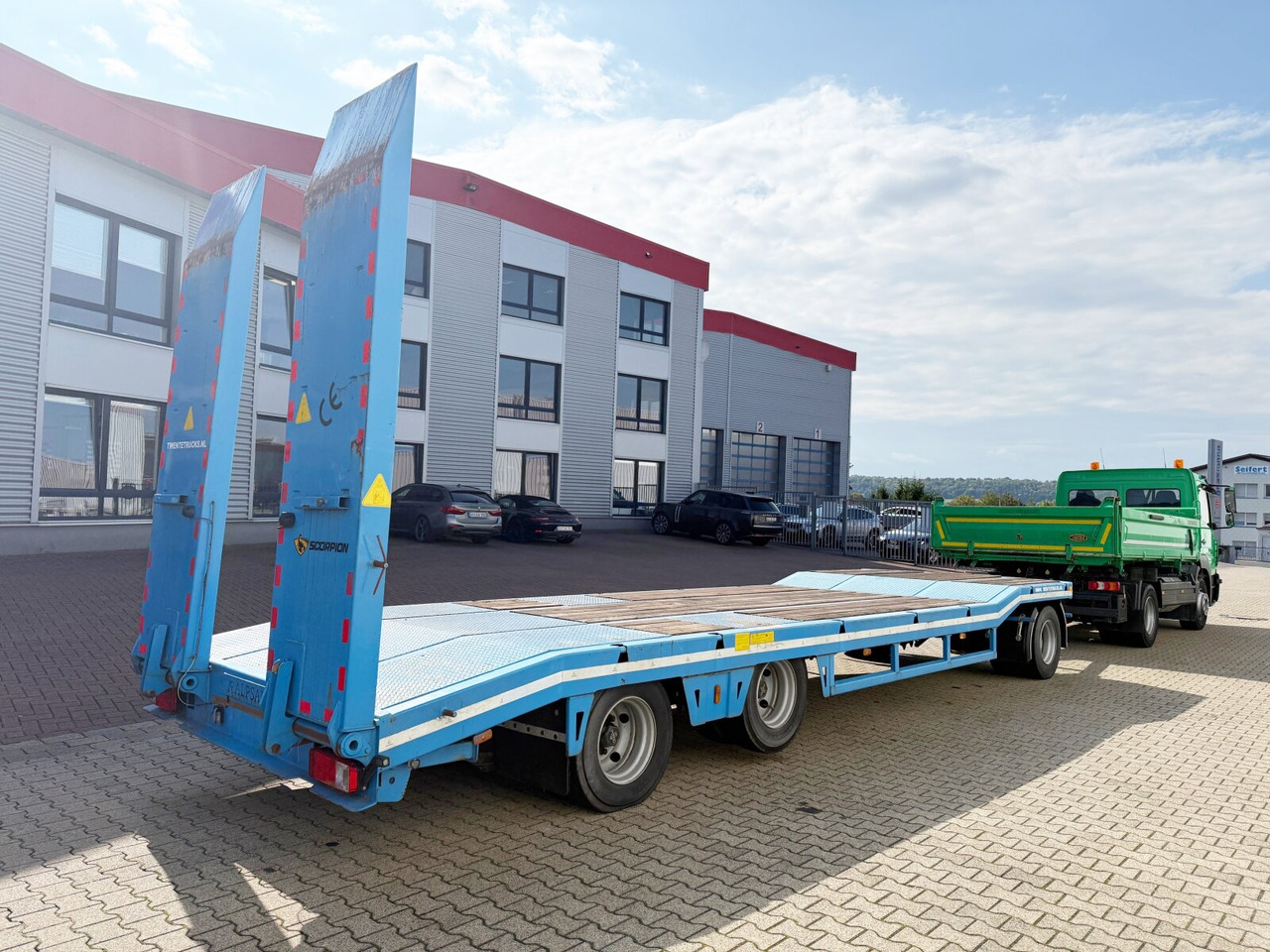 New Low loader trailer for transportation of heavy machinery Scorpion 3-Achs Tiefladeanhänger Scorpion 3-Achs Tiefladeanhänger, Liftachse, pneumatische Auffahrrampen: picture 10
