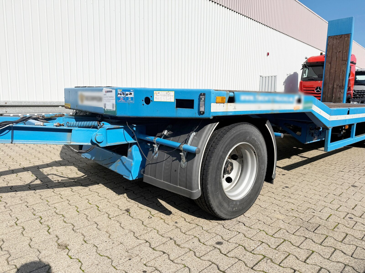 New Low loader trailer for transportation of heavy machinery Scorpion 3-Achs Tiefladeanhänger Scorpion 3-Achs Tiefladeanhänger, Liftachse, pneumatische Auffahrrampen: picture 13