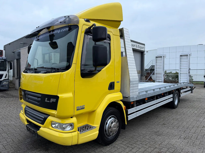 DAF LF 45 220 + BIG ALLU RAMPS + WINCH + TUV / APK + EURO 5 EEV + AIRCO - Car transporter truck: picture 1 DAF LF 45 220 + BIG ALLU RAMPS + WINCH + TUV / APK + EURO 5 EEV + AIRCO - Car transporter truck: picture 1