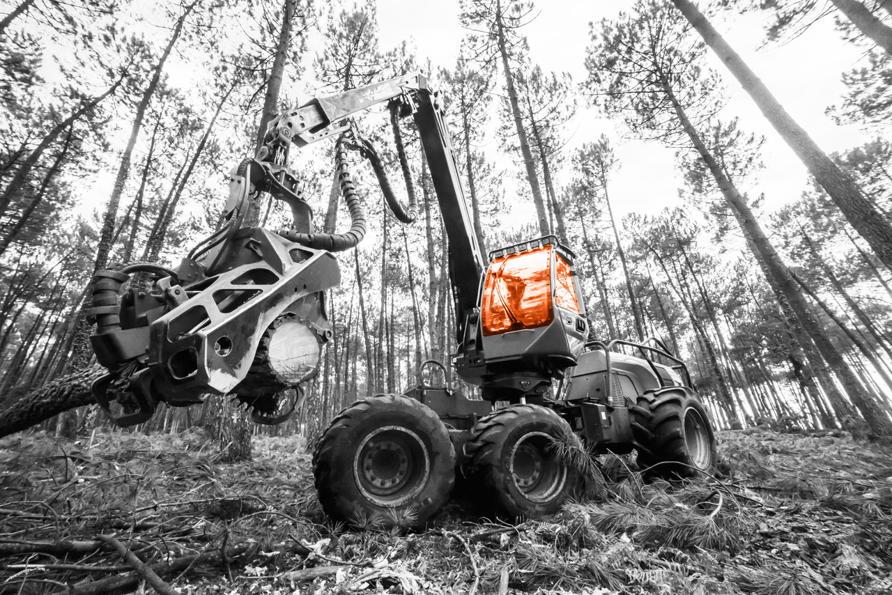 - Windscreen for Forestry harvester: picture 4 - Windscreen for Forestry harvester: picture 4
