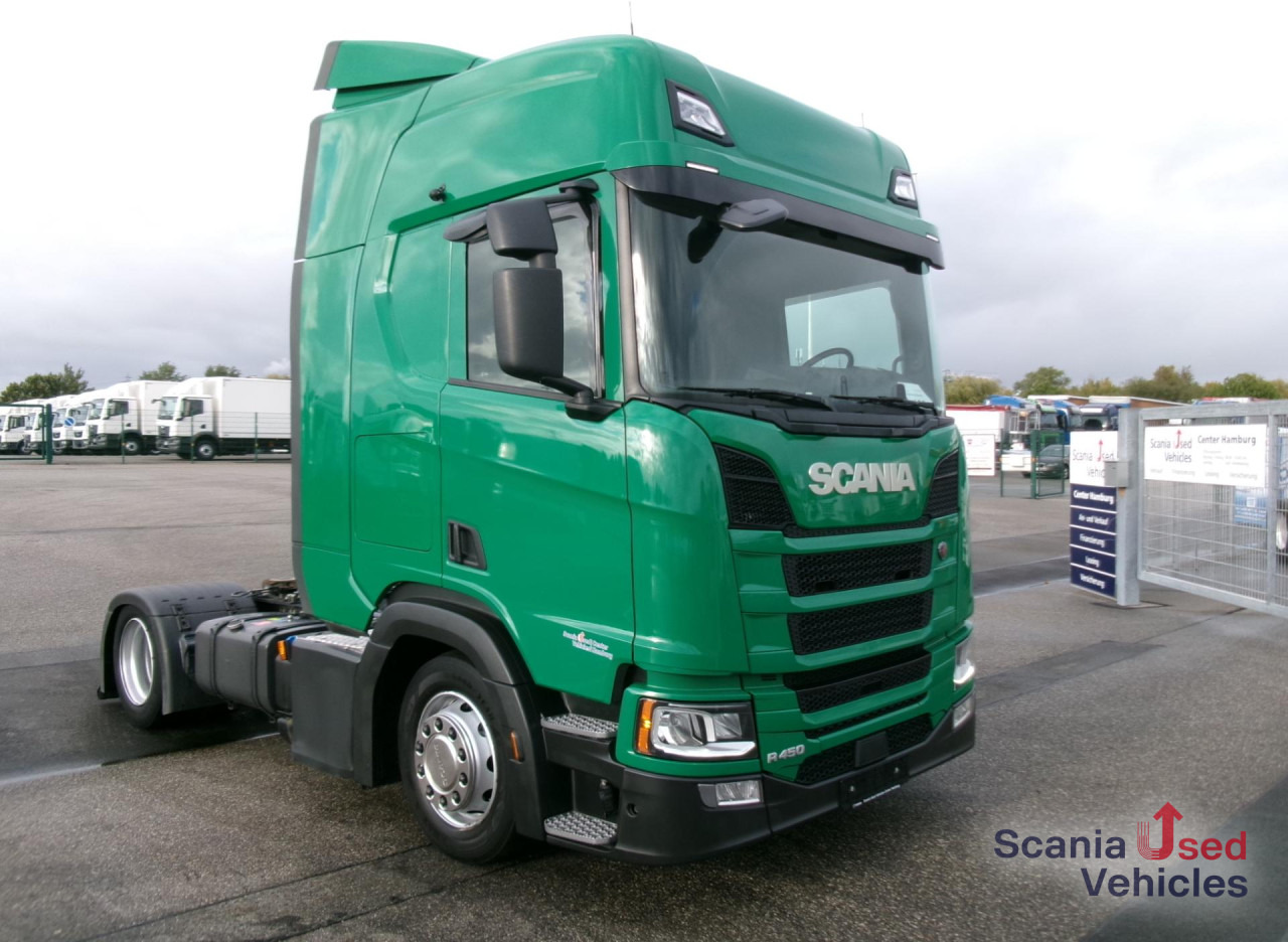SCANIA R 450 A4x2EB Mega 2 Tanks Standklima - Tractor unit: picture 1 SCANIA R 450 A4x2EB Mega 2 Tanks Standklima - Tractor unit: picture 1