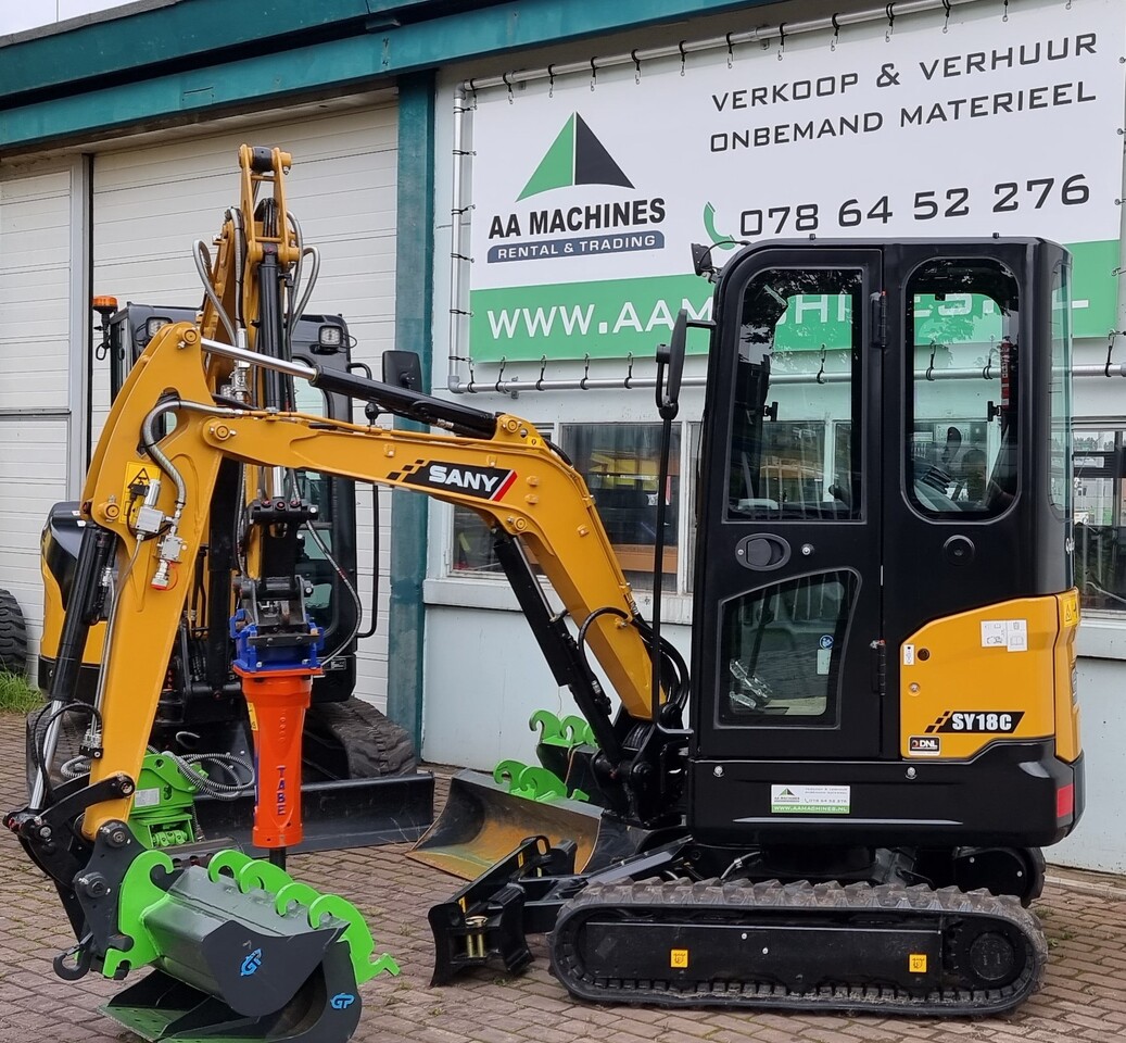 Sany SY18C - Mini excavator: picture 1 Sany SY18C - Mini excavator: picture 1
