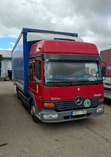 Mercedes-Benz Atego 817 - Curtain side truck: picture 2 Mercedes-Benz Atego 817 - Curtain side truck: picture 2
