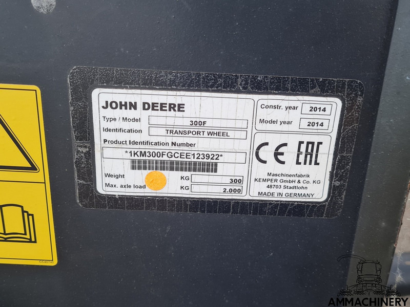 Kemper 390 PLUS support wheel - Forage harvester attachment: picture 4 Kemper 390 PLUS support wheel - Forage harvester attachment: picture 4