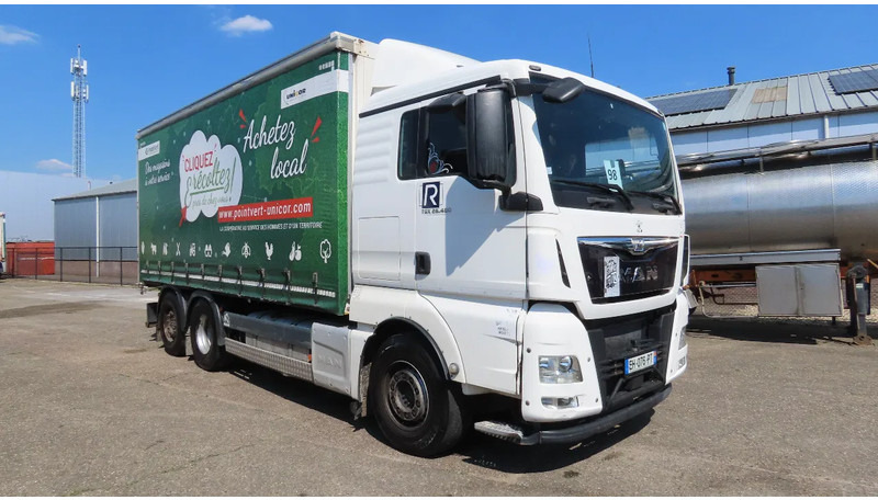 MAN TGX 18.480 446577 KM! RETARDER+ liftaxel + moving axel - Curtain side truck: picture 3 MAN TGX 18.480 446577 KM! RETARDER+ liftaxel + moving axel - Curtain side truck: picture 3