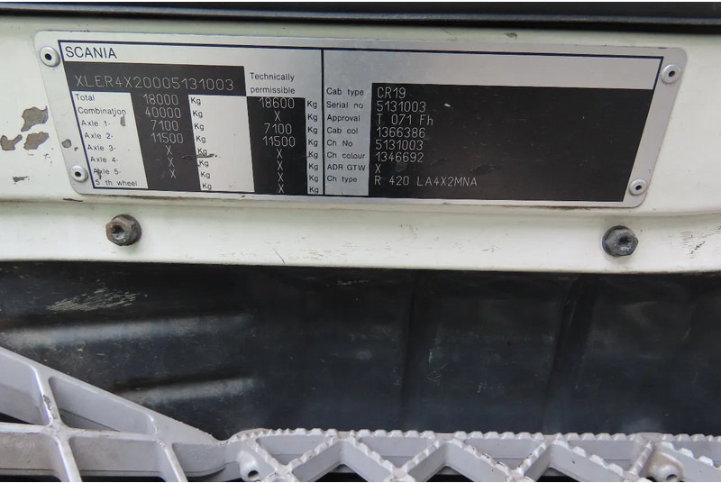 Tractor unit Scania R420 2 tanks, 2 beds, manual gearbox: picture 16