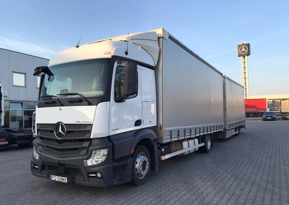 Mercedes-Benz Actros 1830 LnR - Curtain side truck: picture 1 Mercedes-Benz Actros 1830 LnR - Curtain side truck: picture 1
