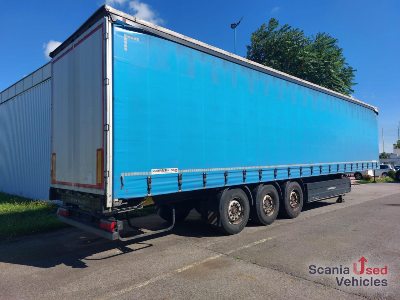 SCHWARZMUELLER Tautliner Liftachse Palettenkasten - Curtainsider semi-trailer: picture 1 SCHWARZMUELLER Tautliner Liftachse Palettenkasten - Curtainsider semi-trailer: picture 1