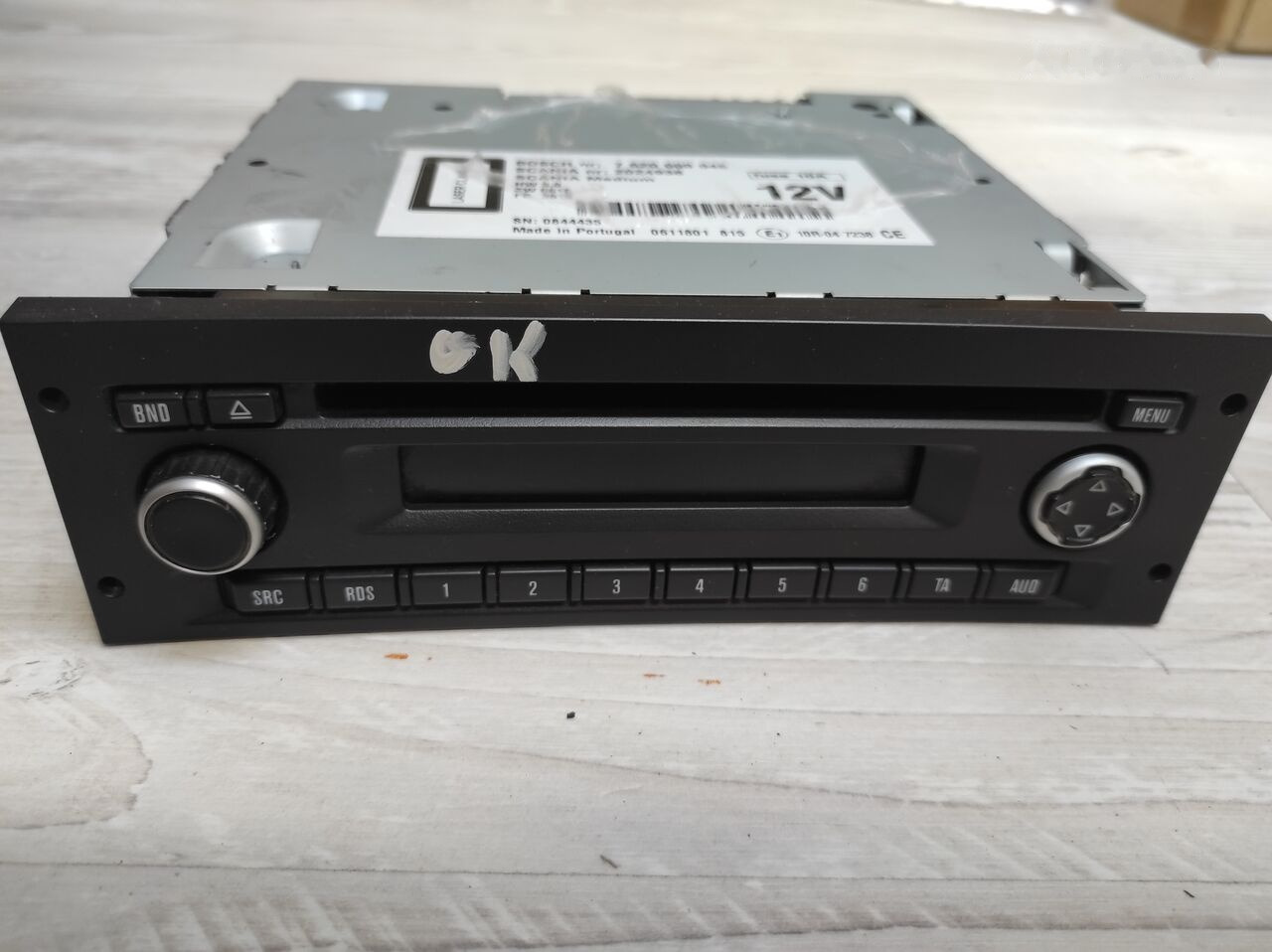 Bosch CD RADIO, GENUINE Scania truck - Dashboard for Truck: picture 1 Bosch CD RADIO, GENUINE Scania truck - Dashboard for Truck: picture 1