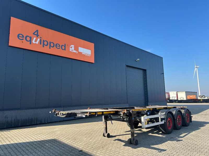 Burg 20FT / 20FT SWAP ADR, 3.690kg, SAF INTRADISC, 2 liftassen, APK/ADR: 9/2025 - Container transporter/ Swap body semi-trailer: picture 1 Burg 20FT / 20FT SWAP ADR, 3.690kg, SAF INTRADISC, 2 liftassen, APK/ADR: 9/2025 - Container transporter/ Swap body semi-trailer: picture 1