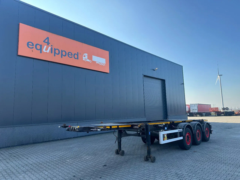 Burg 20FT / 20FT SWAP ADR (EX/II, EX/III, FL, AT) Chassis, 3.690kg, SAF INTRADISC, 2x Liftaxle, NL-chassis - Container transporter/ Swap body semi-trailer: picture 1 Burg 20FT / 20FT SWAP ADR (EX/II, EX/III, FL, AT) Chassis, 3.690kg, SAF INTRADISC, 2x Liftaxle, NL-chassis - Container transporter/ Swap body semi-trailer: picture 1