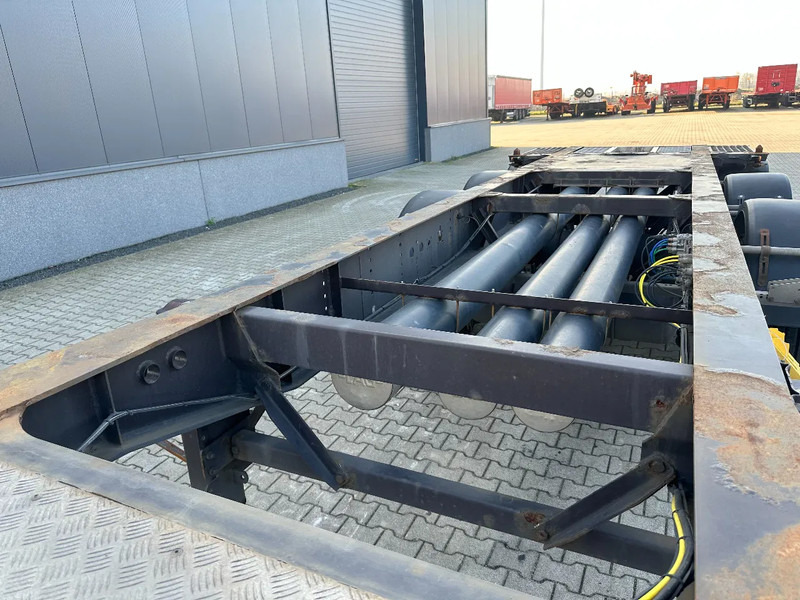 Container transporter/ Swap body semi-trailer Burg 20FT + 20FT SWAP ADR (EX/II, EX/III, FL, AT) Chassis, empty weight: 3.690kg, SAF INTRADISC, 2x Liftaxle, NL-chassis, APK/ADR: 08: picture 10