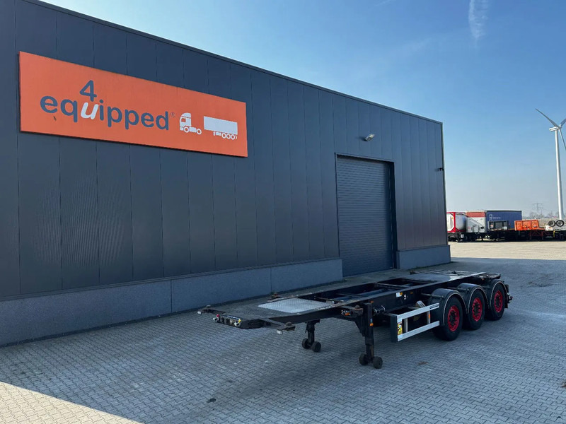 Burg 20FT/3-axles, SAF INTRADISC, ADR (EXII, EXII, FL, AT), 2x LIFTAXLE, NL-Chassis - Container transporter/ Swap body semi-trailer: picture 1 Burg 20FT/3-axles, SAF INTRADISC, ADR (EXII, EXII, FL, AT), 2x LIFTAXLE, NL-Chassis - Container transporter/ Swap body semi-trailer: picture 1