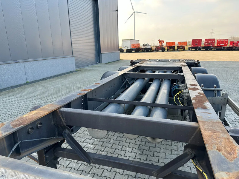 Container transporter/ Swap body semi-trailer Burg 20FT ADR (EX/II, EX/III, FL, AT), Leeggewicht: 3.690kg, SAF INTRADISC, 2x liftaxle, ALCOA, NL-Chassis: picture 10