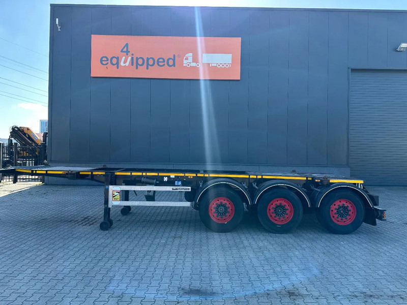 Burg 20FT ADR (EX/II, EX/III, FL, AT), Leergewicht: 3.690kg, SAF INTRADISC, 2x liftaxle, ALCOA, NL-Chassis - Container transporter/ Swap body semi-trailer: picture 2 Burg 20FT ADR (EX/II, EX/III, FL, AT), Leergewicht: 3.690kg, SAF INTRADISC, 2x liftaxle, ALCOA, NL-Chassis - Container transporter/ Swap body semi-trailer: picture 2