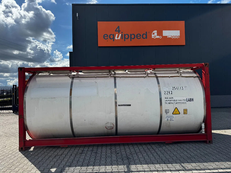 CIMC 20FT ISO, 25.050L / 1-COMP / 3 BAFFELS / T12 / 22K2 / 4 manholes / ADR valid until 11/2026 - Tank container: picture 2 CIMC 20FT ISO, 25.050L / 1-COMP / 3 BAFFELS / T12 / 22K2 / 4 manholes / ADR valid until 11/2026 - Tank container: picture 2