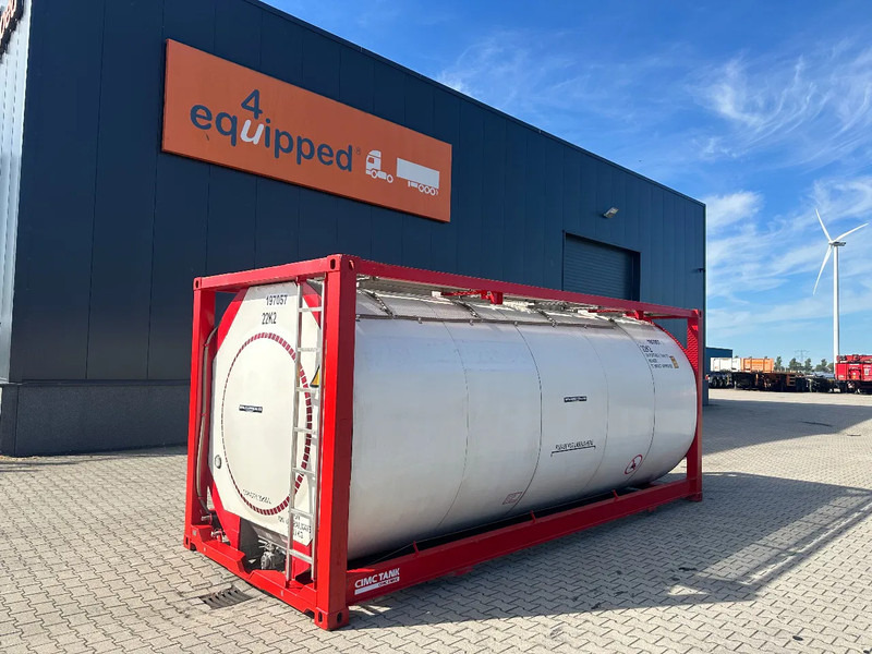 CIMC 20FT ISO, 25.080L / 1-COMP / 3 BAFFELS / 4 covers, 5Y valid until 12/2026 - Tank container: picture 1 CIMC 20FT ISO, 25.080L / 1-COMP / 3 BAFFELS / 4 covers, 5Y valid until 12/2026 - Tank container: picture 1