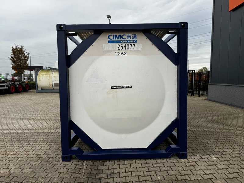 CIMC 20FT ISO, 25.090L / 1-COMP / 3 BAFFELS / T12 / 22T6 / 4 LIDS / ADR valid until 04/2027 - Storage tank: picture 5 CIMC 20FT ISO, 25.090L / 1-COMP / 3 BAFFELS / T12 / 22T6 / 4 LIDS / ADR valid until 04/2027 - Storage tank: picture 5