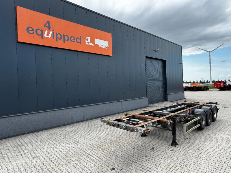 DESOT nice 20FT/30FT ADR-Chassis for SMALL PRICE, liftaxle, 5 twistlocks arms - Container transporter/ Swap body semi-trailer: picture 1 DESOT nice 20FT/30FT ADR-Chassis for SMALL PRICE, liftaxle, 5 twistlocks arms - Container transporter/ Swap body semi-trailer: picture 1