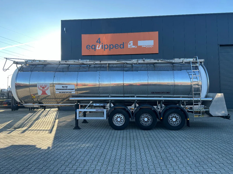 Feldbinder FOOD / LEVENSMIDDELEN/ LEBENSMITTEL / 33.500L / 3-COMP / PUMP / NL-trailer / APK: 05-2026 - Tanker semi-trailer: picture 2 Feldbinder FOOD / LEVENSMIDDELEN/ LEBENSMITTEL / 33.500L / 3-COMP / PUMP / NL-trailer / APK: 05-2026 - Tanker semi-trailer: picture 2