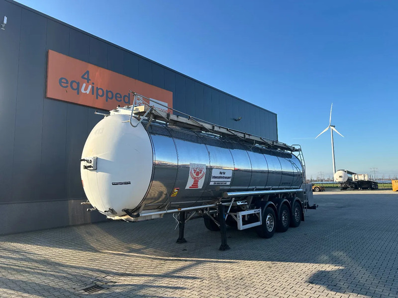 Feldbinder FOOD / LEVENSMIDDELEN/ LEBENSMITTEL / 33.500L / 3-COMP / PUMP / NL-trailer / APK: 05-2026 - Tanker semi-trailer: picture 1 Feldbinder FOOD / LEVENSMIDDELEN/ LEBENSMITTEL / 33.500L / 3-COMP / PUMP / NL-trailer / APK: 05-2026 - Tanker semi-trailer: picture 1