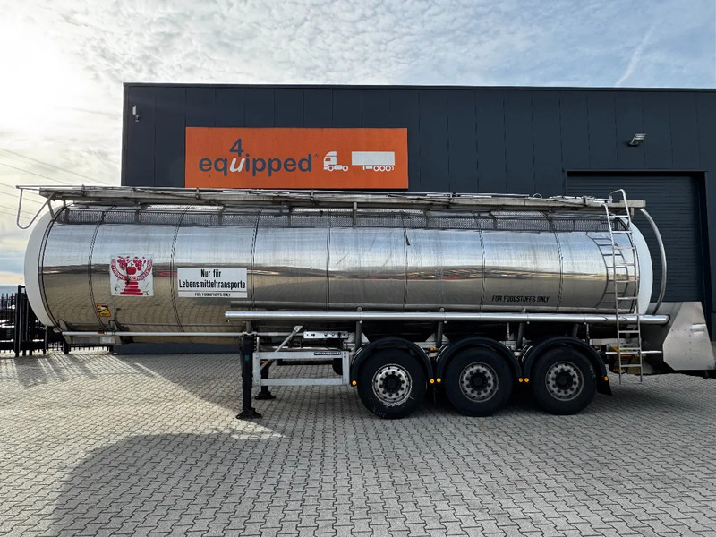 Feldbinder LEBENSMITTEL / LEVENSMIDDELEN FOOD / 33.500L / 3-COMP / PUMPE / INOX / NL-trailer / APK: 10-2026 - Tanker semi-trailer: picture 2 Feldbinder LEBENSMITTEL / LEVENSMIDDELEN FOOD / 33.500L / 3-COMP / PUMPE / INOX / NL-trailer / APK: 10-2026 - Tanker semi-trailer: picture 2