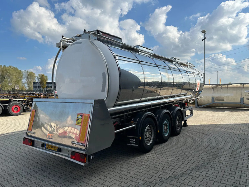 Feldbinder LEBENSMITTEL / LEVENSMIDDELEN FOOD / 33.500L / 3-COMP / PUMPE / NL-trailer / APK: 09-2026 - Tanker semi-trailer: picture 3 Feldbinder LEBENSMITTEL / LEVENSMIDDELEN FOOD / 33.500L / 3-COMP / PUMPE / NL-trailer / APK: 09-2026 - Tanker semi-trailer: picture 3