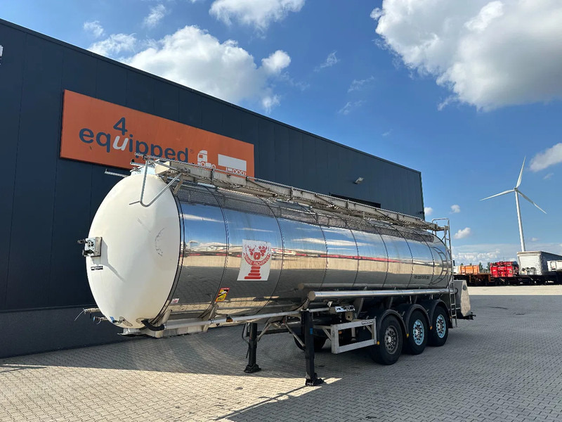 Feldbinder LEBENSMITTEL / LEVENSMIDDELEN FOOD / 33.500L / 3-COMP / PUMPE / NL-trailer / APK: 09-2026 - Tanker semi-trailer: picture 1 Feldbinder LEBENSMITTEL / LEVENSMIDDELEN FOOD / 33.500L / 3-COMP / PUMPE / NL-trailer / APK: 09-2026 - Tanker semi-trailer: picture 1