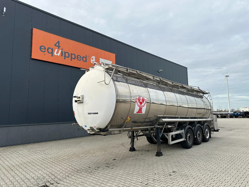 Feldbinder LEVENSMIDDELEN / FOOD / LEBENSMITTEL / 33.500L / 3-COMP / POMP / NL-trailer / APK: 09-2026, 10x beschikbaar - Tanker semi-trailer: picture 1 Feldbinder LEVENSMIDDELEN / FOOD / LEBENSMITTEL / 33.500L / 3-COMP / POMP / NL-trailer / APK: 09-2026, 10x beschikbaar - Tanker semi-trailer: picture 1