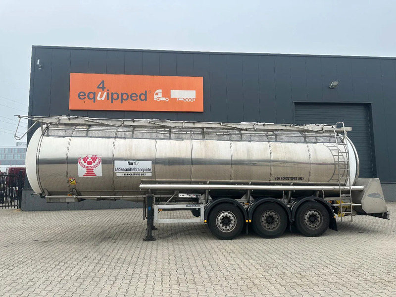 Feldbinder LEVENSMIDDELEN / FOOD / LEBENSMITTEL / 33.500L / 3-COMP / POMP / NL-trailer / APK: 09-2026, 10x beschikbaar - Tanker semi-trailer: picture 2 Feldbinder LEVENSMIDDELEN / FOOD / LEBENSMITTEL / 33.500L / 3-COMP / POMP / NL-trailer / APK: 09-2026, 10x beschikbaar - Tanker semi-trailer: picture 2