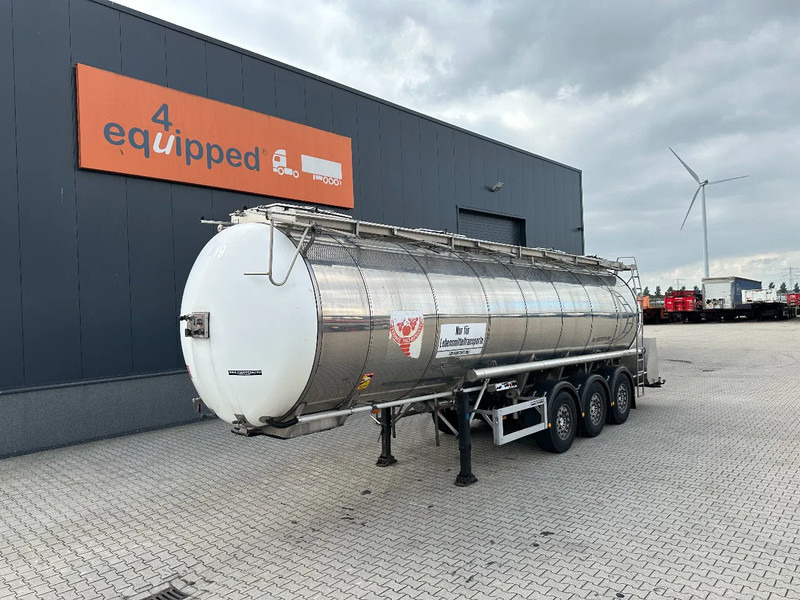 Feldbinder LEVENSMIDDELEN / FOOD / LEBENSMITTEL / 33.500L / 3-COMP / POMP / NL-trailer / APK: 10-2026, 10x beschikbaar - Tanker semi-trailer: picture 1 Feldbinder LEVENSMIDDELEN / FOOD / LEBENSMITTEL / 33.500L / 3-COMP / POMP / NL-trailer / APK: 10-2026, 10x beschikbaar - Tanker semi-trailer: picture 1