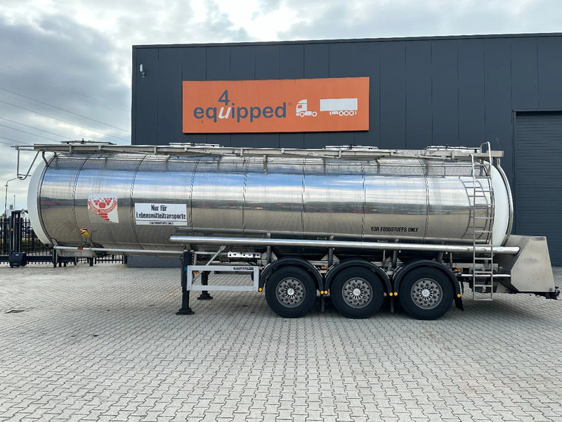 Feldbinder LEVENSMIDDELEN / FOOD / LEBENSMITTEL / 33.500L / 3-COMP / POMP / NL-trailer / APK: 10-2026, 10x beschikbaar - Tanker semi-trailer: picture 2 Feldbinder LEVENSMIDDELEN / FOOD / LEBENSMITTEL / 33.500L / 3-COMP / POMP / NL-trailer / APK: 10-2026, 10x beschikbaar - Tanker semi-trailer: picture 2