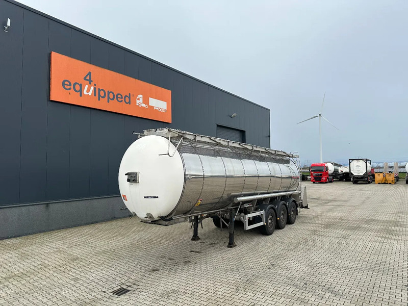 Feldbinder LEVENSMIDDELEN / FOOD / LEBENSMITTEL / 33.500L / 3-COMP / POMP / NL-trailer / APK: 12-2026, 10x beschikbaar - Tanker semi-trailer: picture 1 Feldbinder LEVENSMIDDELEN / FOOD / LEBENSMITTEL / 33.500L / 3-COMP / POMP / NL-trailer / APK: 12-2026, 10x beschikbaar - Tanker semi-trailer: picture 1