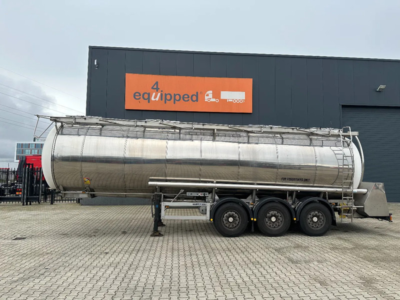 Feldbinder LEVENSMIDDELEN / FOOD / LEBENSMITTEL / 33.500L / 3-COMP / POMP / NL-trailer / APK: 12-2026, 10x beschikbaar - Tanker semi-trailer: picture 3 Feldbinder LEVENSMIDDELEN / FOOD / LEBENSMITTEL / 33.500L / 3-COMP / POMP / NL-trailer / APK: 12-2026, 10x beschikbaar - Tanker semi-trailer: picture 3