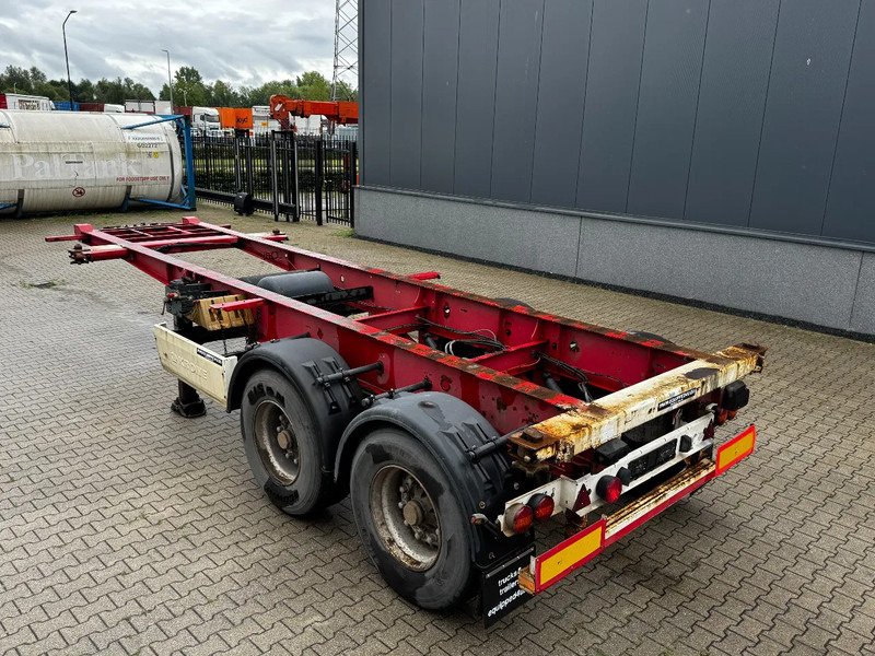 Krone 2-assig 20FT chassis, BPW + trommel, luchtvering, leeggewicht: 3.180kg - Container transporter/ Swap body semi-trailer: picture 4 Krone 2-assig 20FT chassis, BPW + trommel, luchtvering, leeggewicht: 3.180kg - Container transporter/ Swap body semi-trailer: picture 4