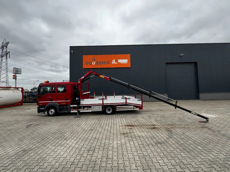 MAN TGL 8.180 Dubbele Cabine (DOKA), HMF535 K3 kraan met slechts 283 uur en 211.164km, EURO-6, oprij-platen, NL-truck, APK: 11/2025 - Car transporter truck, Crane truck: picture 1 MAN TGL 8.180 Dubbele Cabine (DOKA), HMF535 K3 kraan met slechts 283 uur en 211.164km, EURO-6, oprij-platen, NL-truck, APK: 11/2025 - Car transporter truck, Crane truck: picture 1