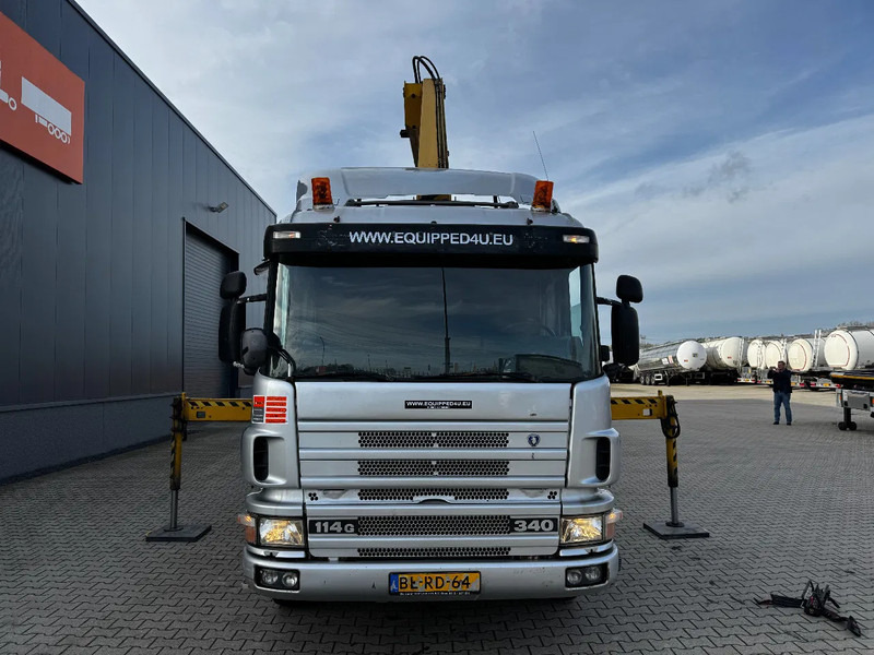 Crane truck Scania P114-340 + HIAB 19-5 crane + remote / Euro-3 / 3 pedals / NL-truck / APK: 12-2025: picture 8
