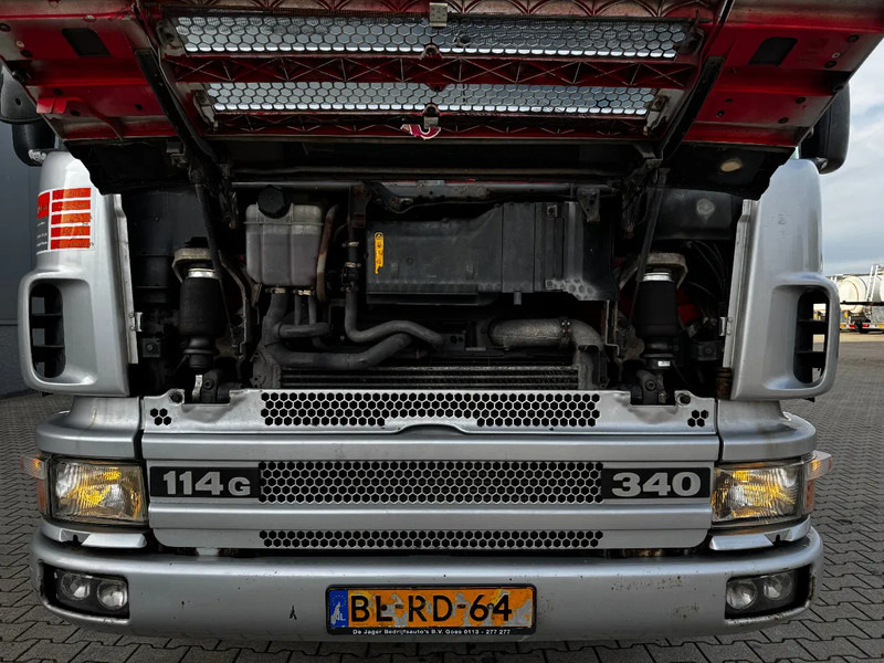 Crane truck Scania P114-340 + HIAB 19-5 crane + remote / Euro-3 / 3 pedals / NL-truck / APK: 12-2025: picture 10