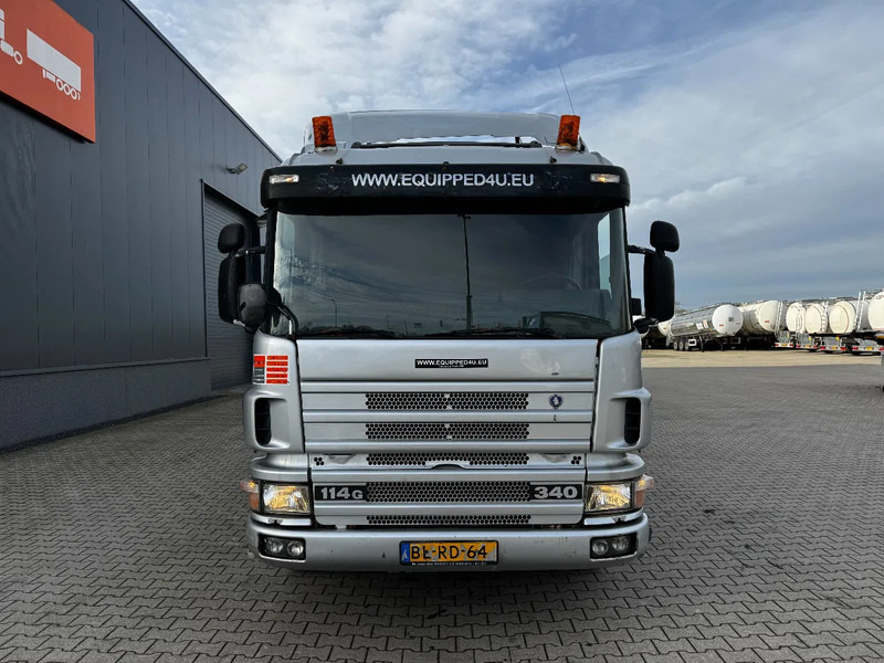 Crane truck Scania P114-340 + HIAB 19-5 crane + remote / Euro-3 / 3 pedals / NL-truck / APK: 12-2025: picture 9