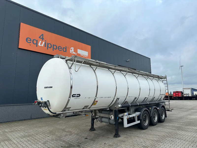 Van Hool FOOD / RVS chassis / empty weight: 5.860kg / 29.500L / 1-comp.+ 1 baffel / discbrakes / NL / APK: 05/2026 - Tanker semi-trailer: picture 1 Van Hool FOOD / RVS chassis / empty weight: 5.860kg / 29.500L / 1-comp.+ 1 baffel / discbrakes / NL / APK: 05/2026 - Tanker semi-trailer: picture 1
