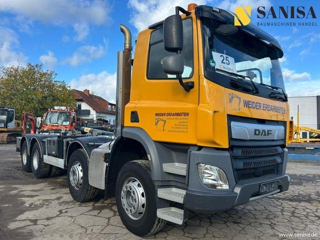 DAF CF 450/Abrollkipper HYVA 30-67-S 30TON/Lenkachse - Hook lift truck: picture 1 DAF CF 450/Abrollkipper HYVA 30-67-S 30TON/Lenkachse - Hook lift truck: picture 1
